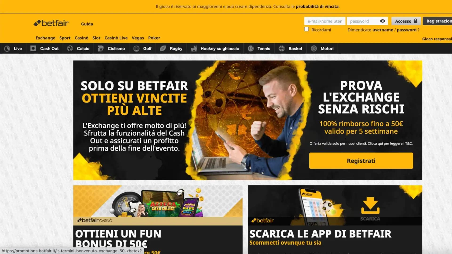 Betfair Home