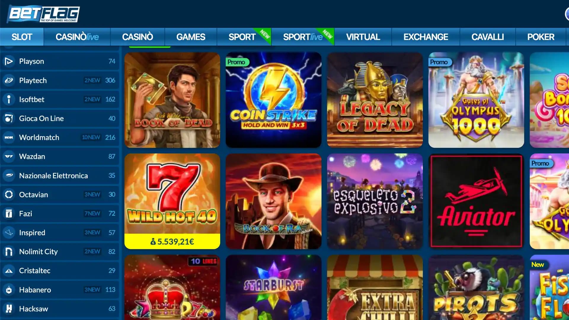 Betflag Casino Slot