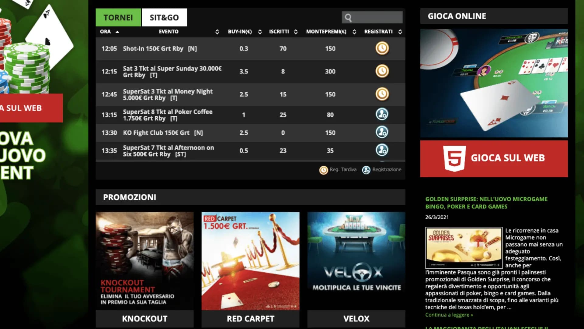 Codere Poker Piattaforma