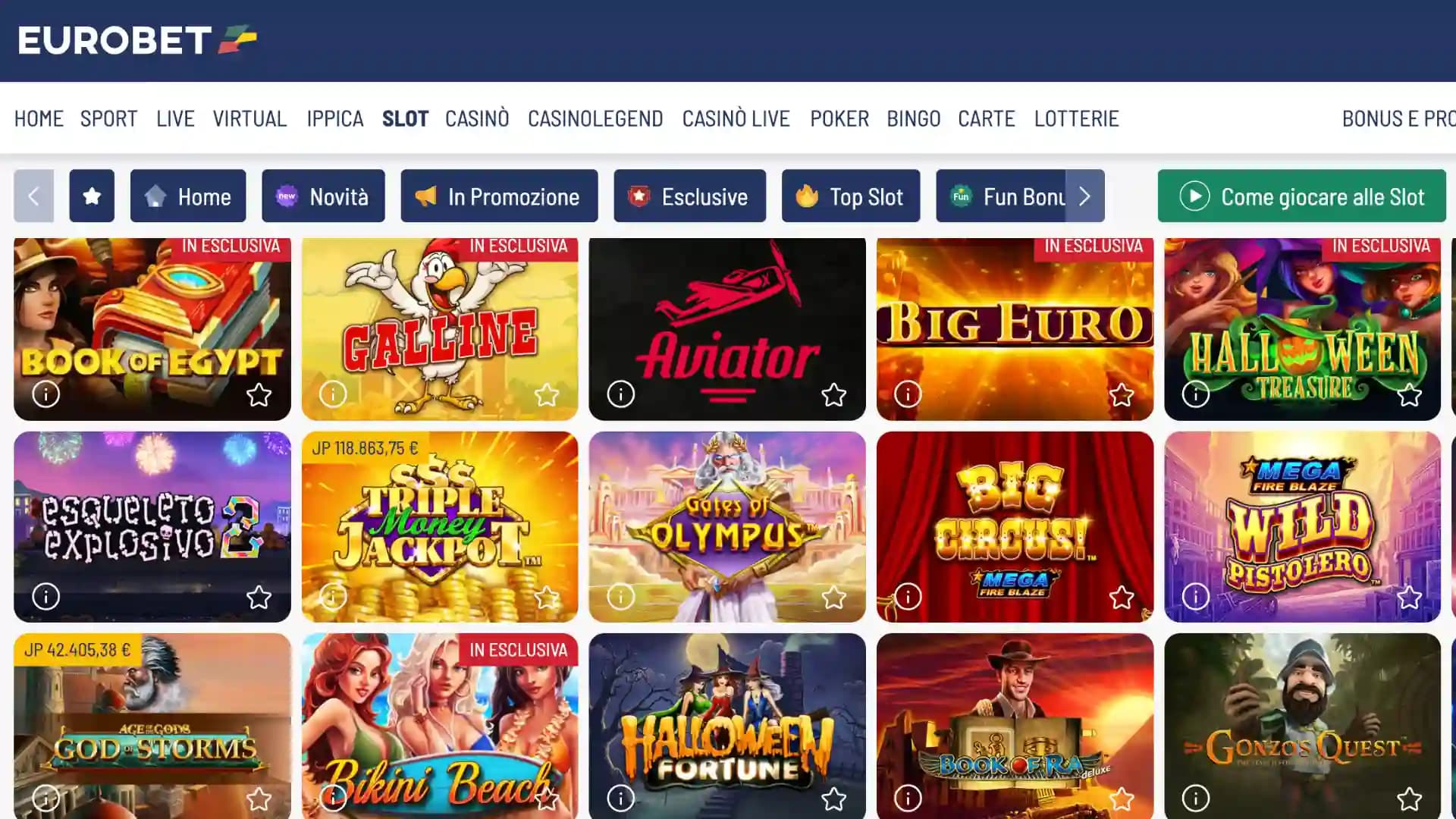 Eurobet Casino Slot