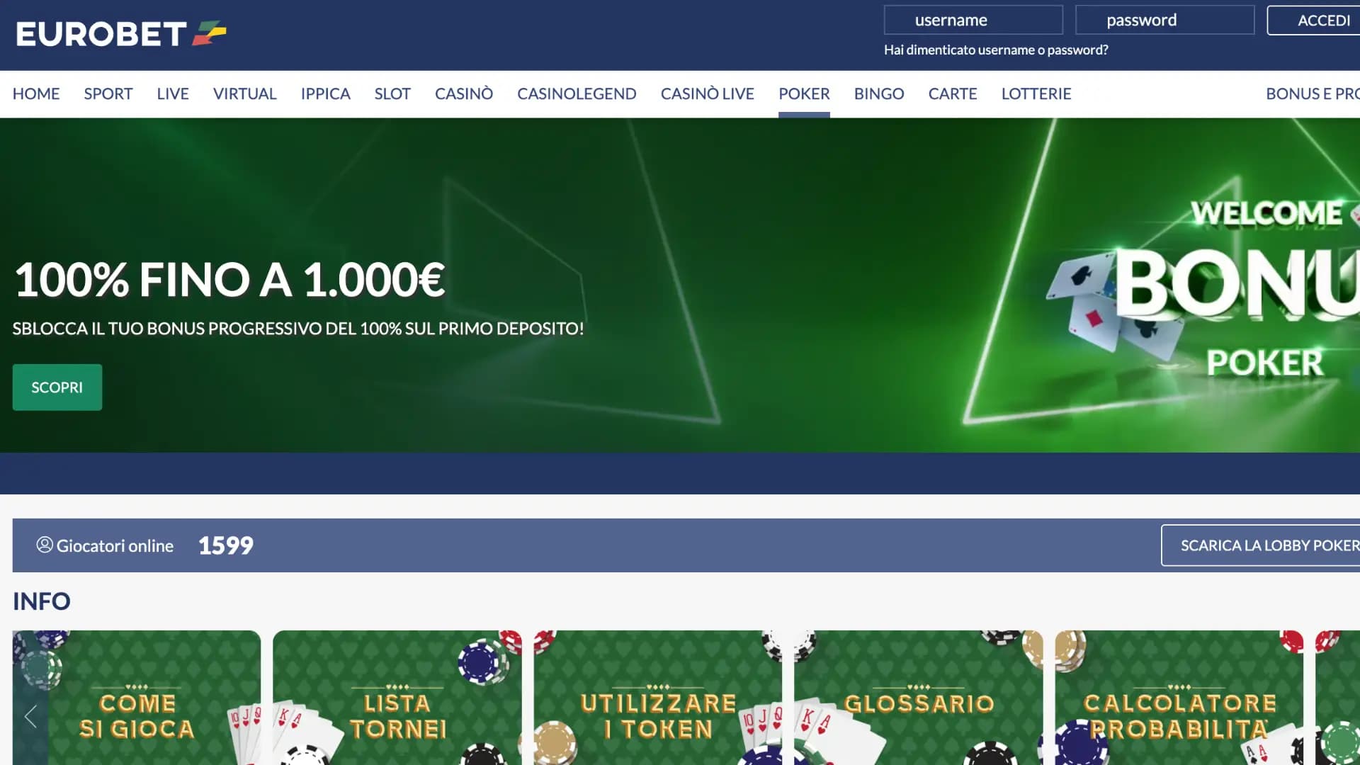 Eurobet Poker