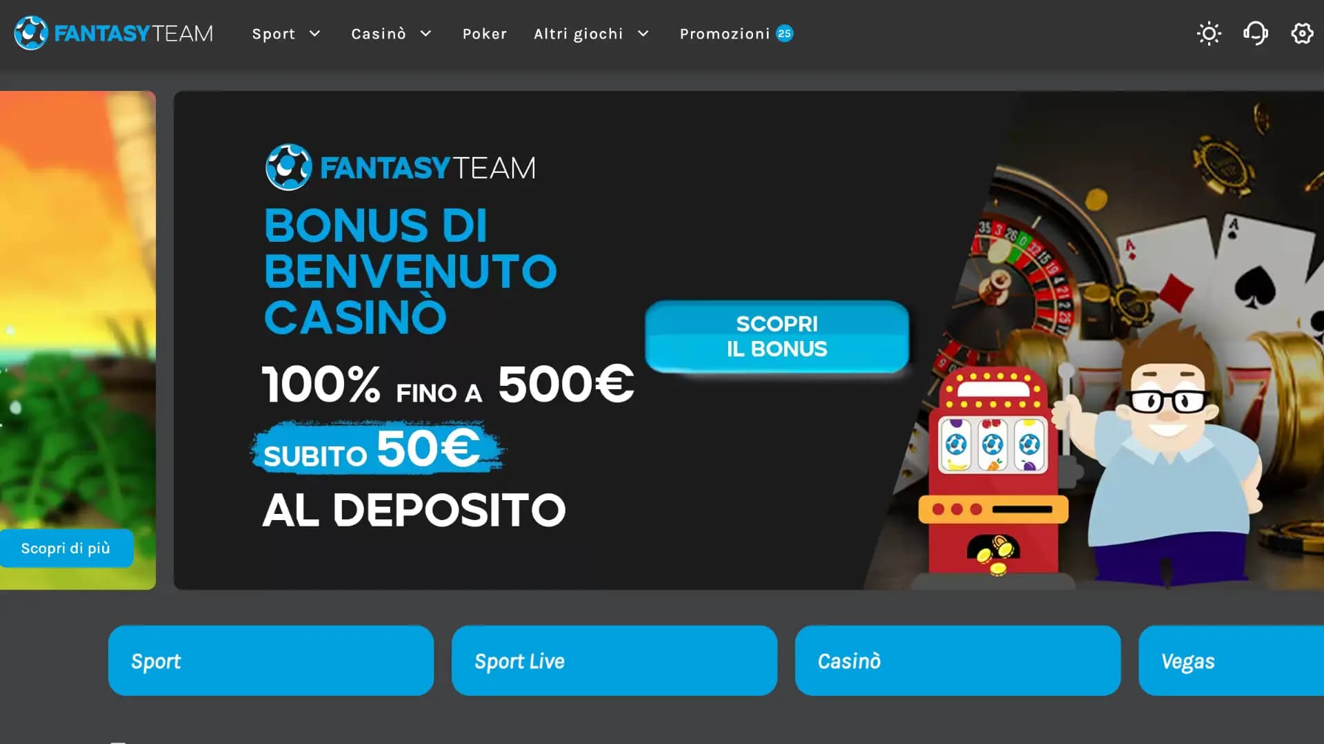 Fantasy Team Casino Home