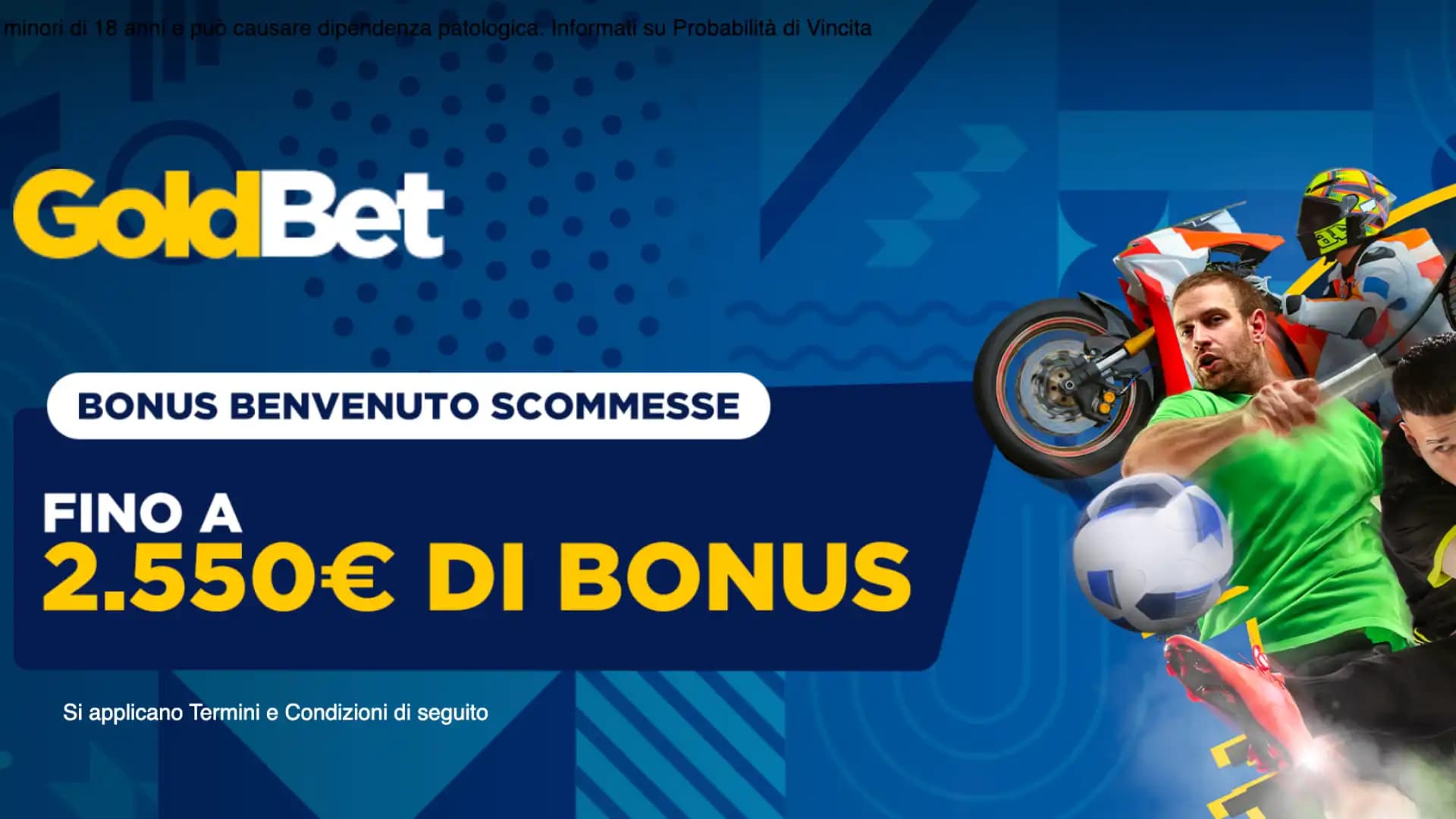 Goldbet Bonus Benvenuto