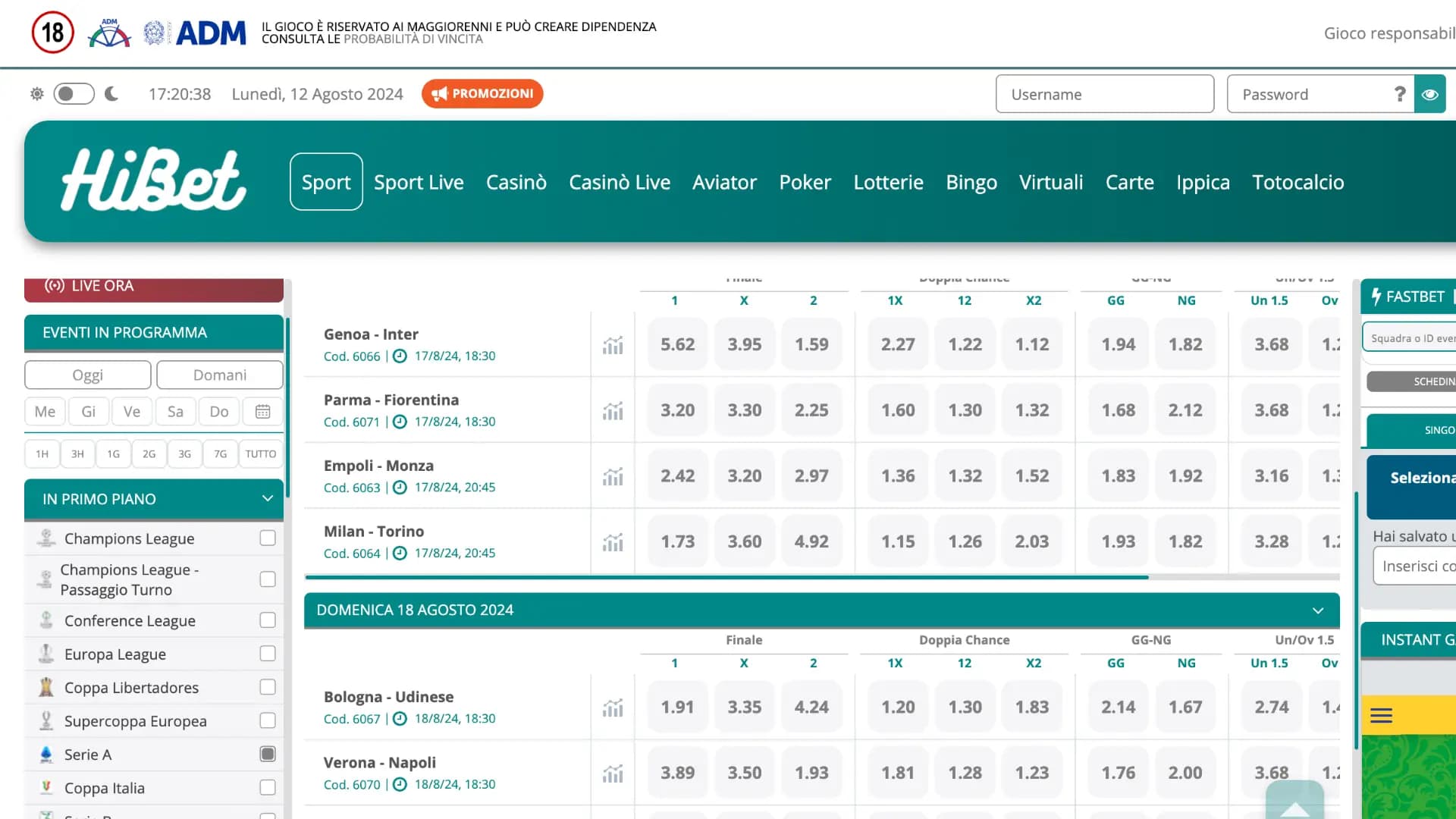 Hibet Scommesse