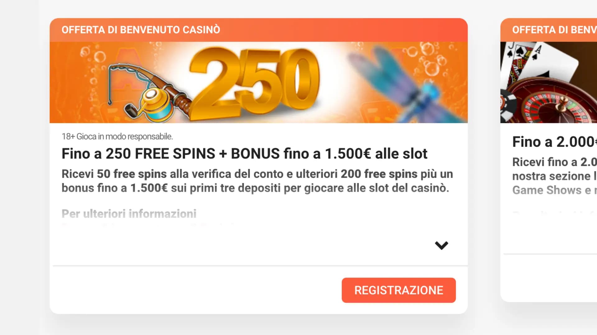 LeoVegas Casino Bonus Benvenuto