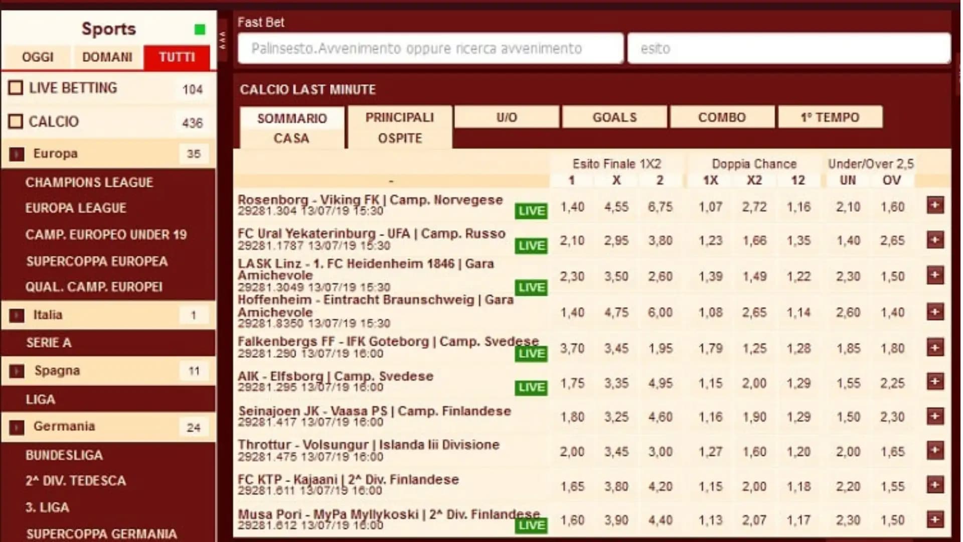 Merkur Win Scommesse