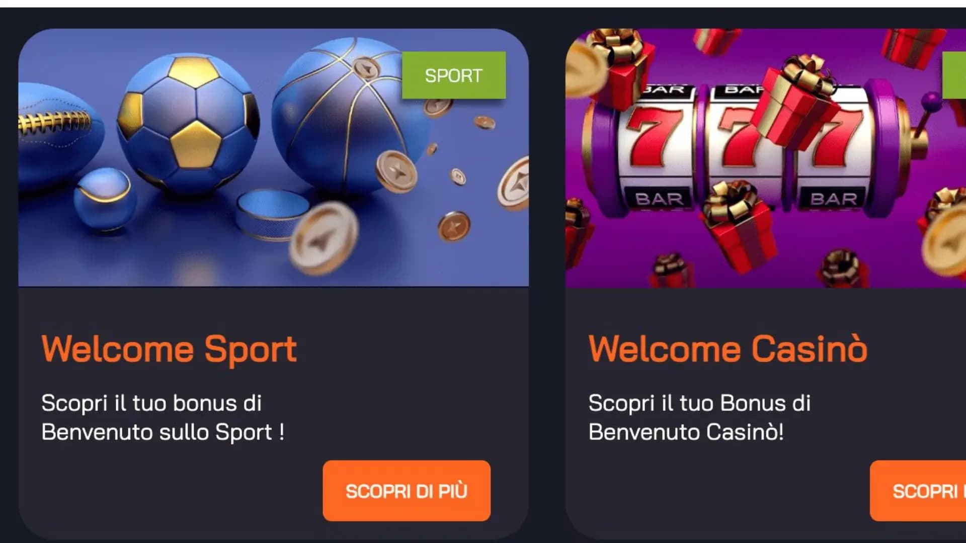 Newgioco Bonus Benvenuto