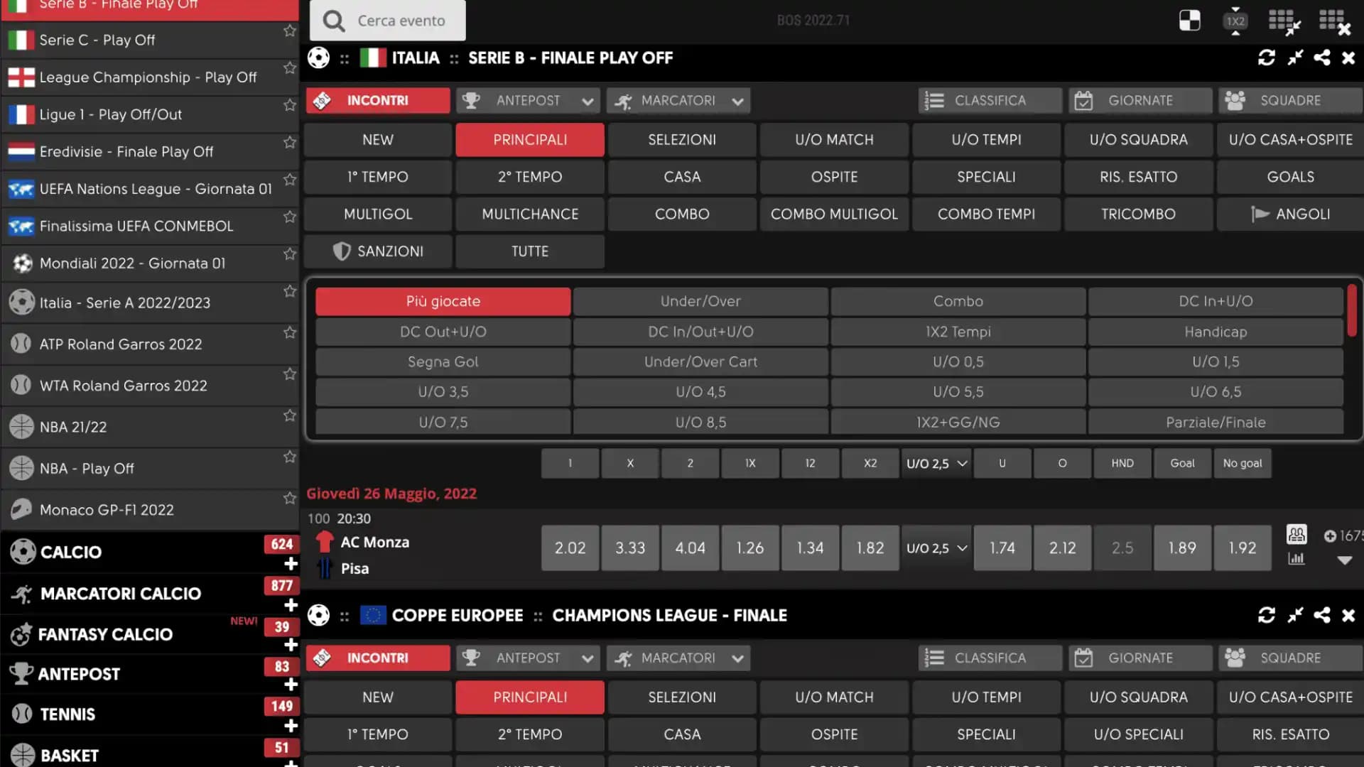 Olybet Scommesse