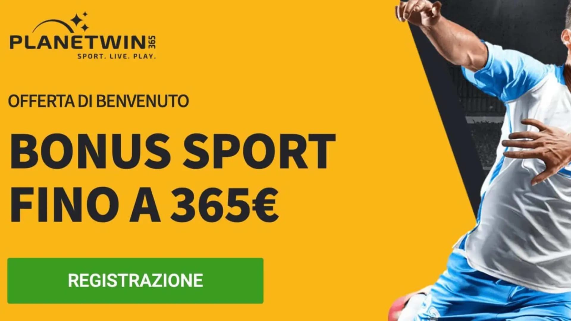 Planetwin365 Bonus Benvenuto