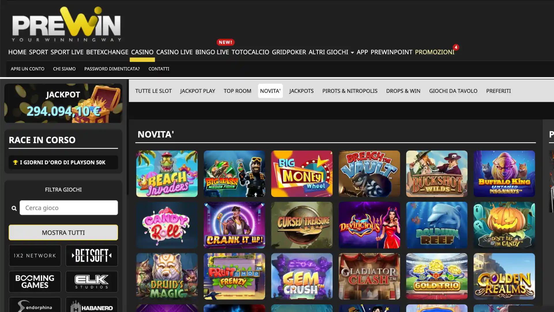 Prewin Casino Slot