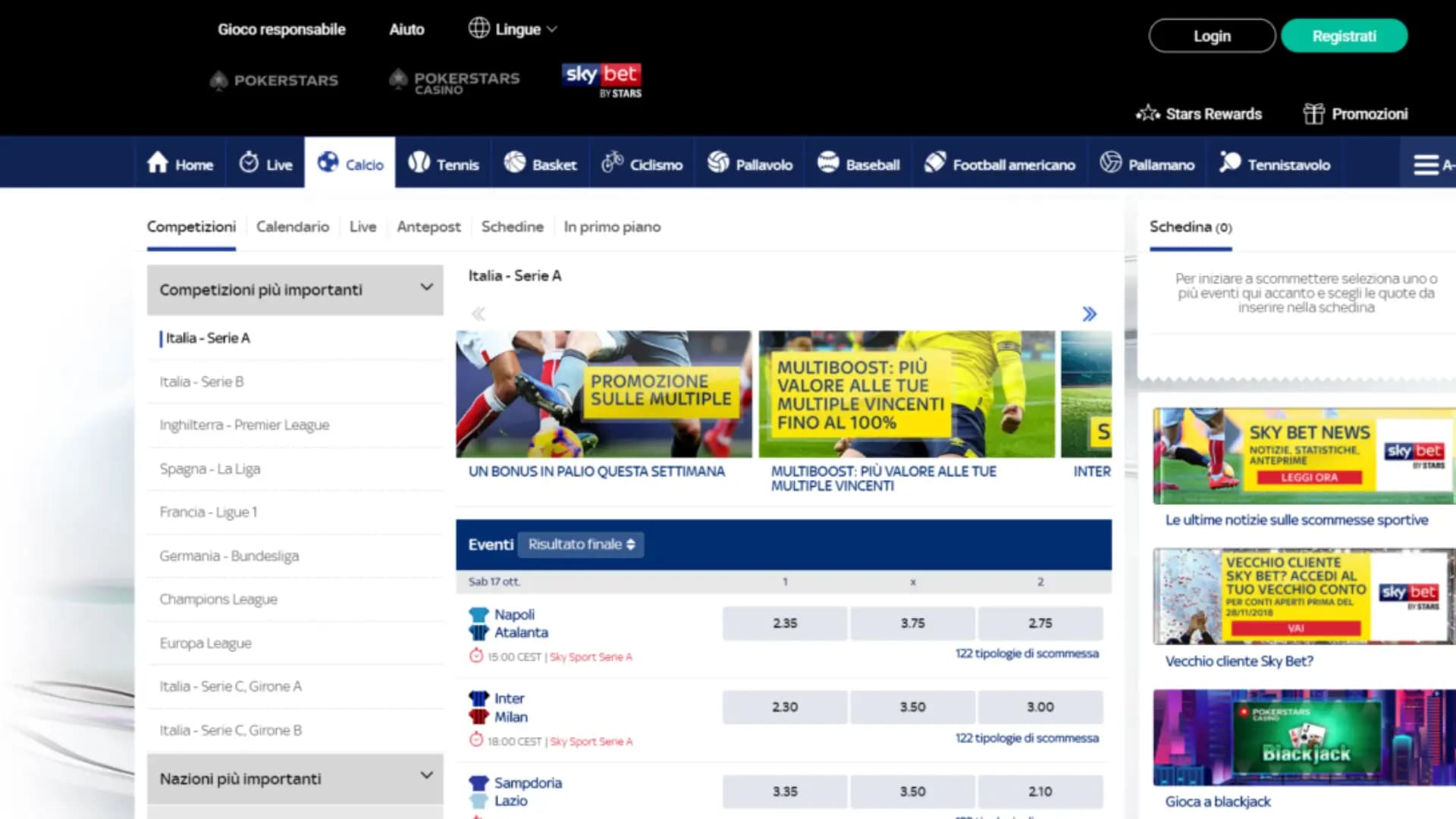 Skybet Scommesse