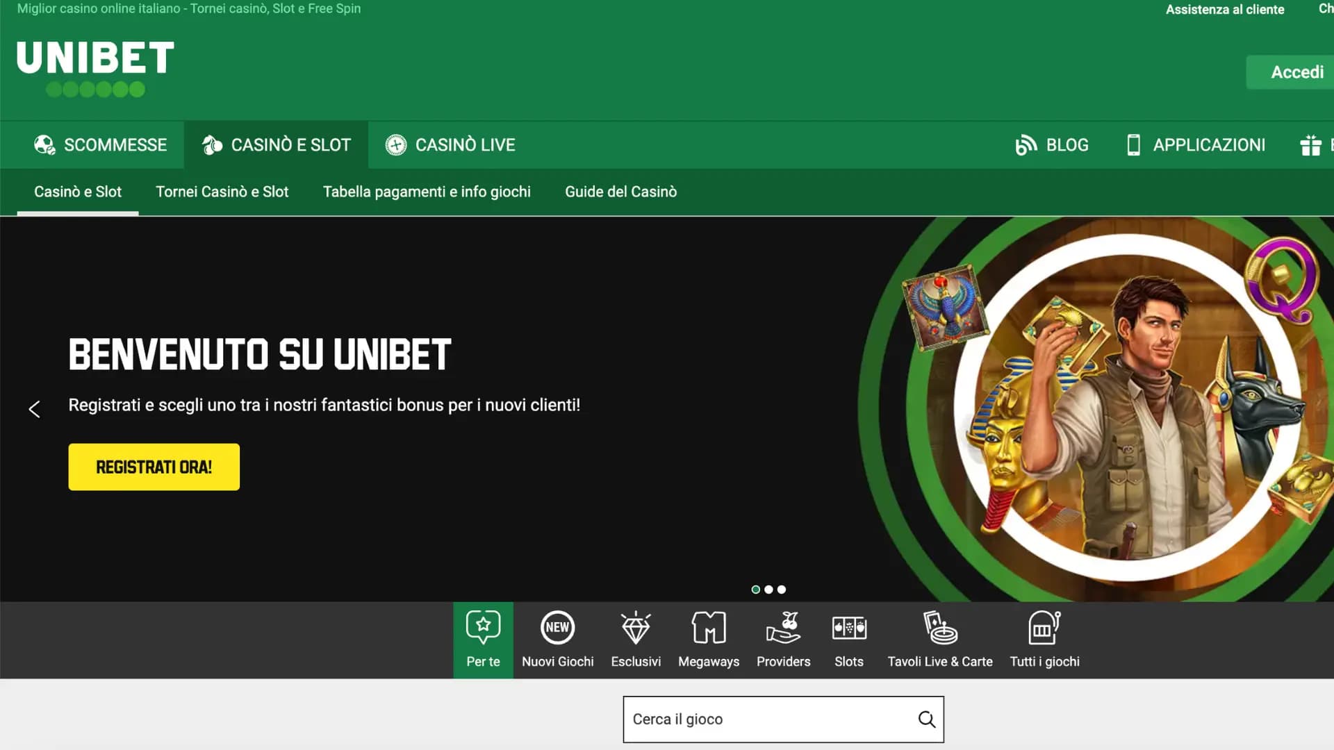 Unibet Casino Home