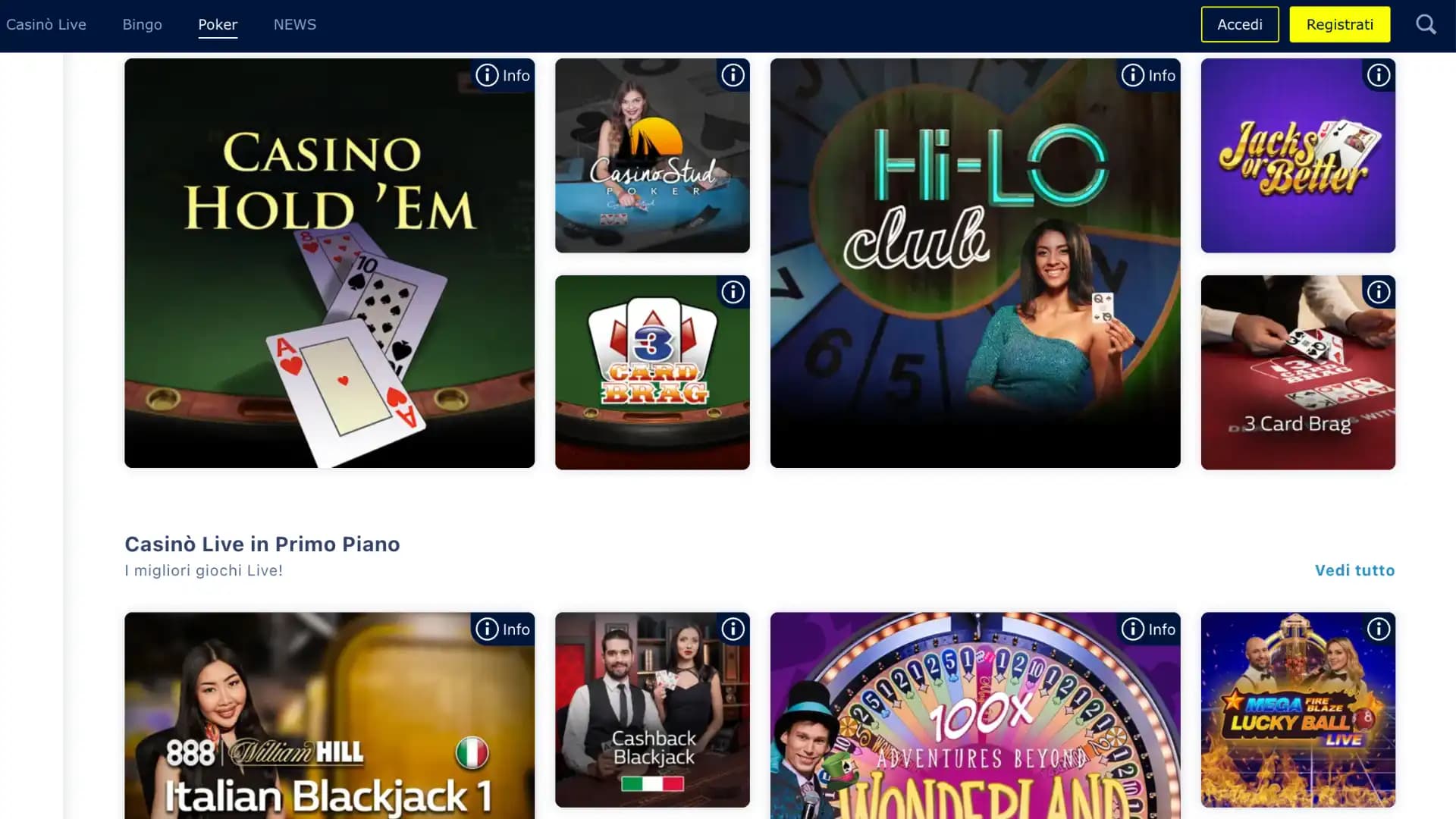 William Hill Poker Giochi