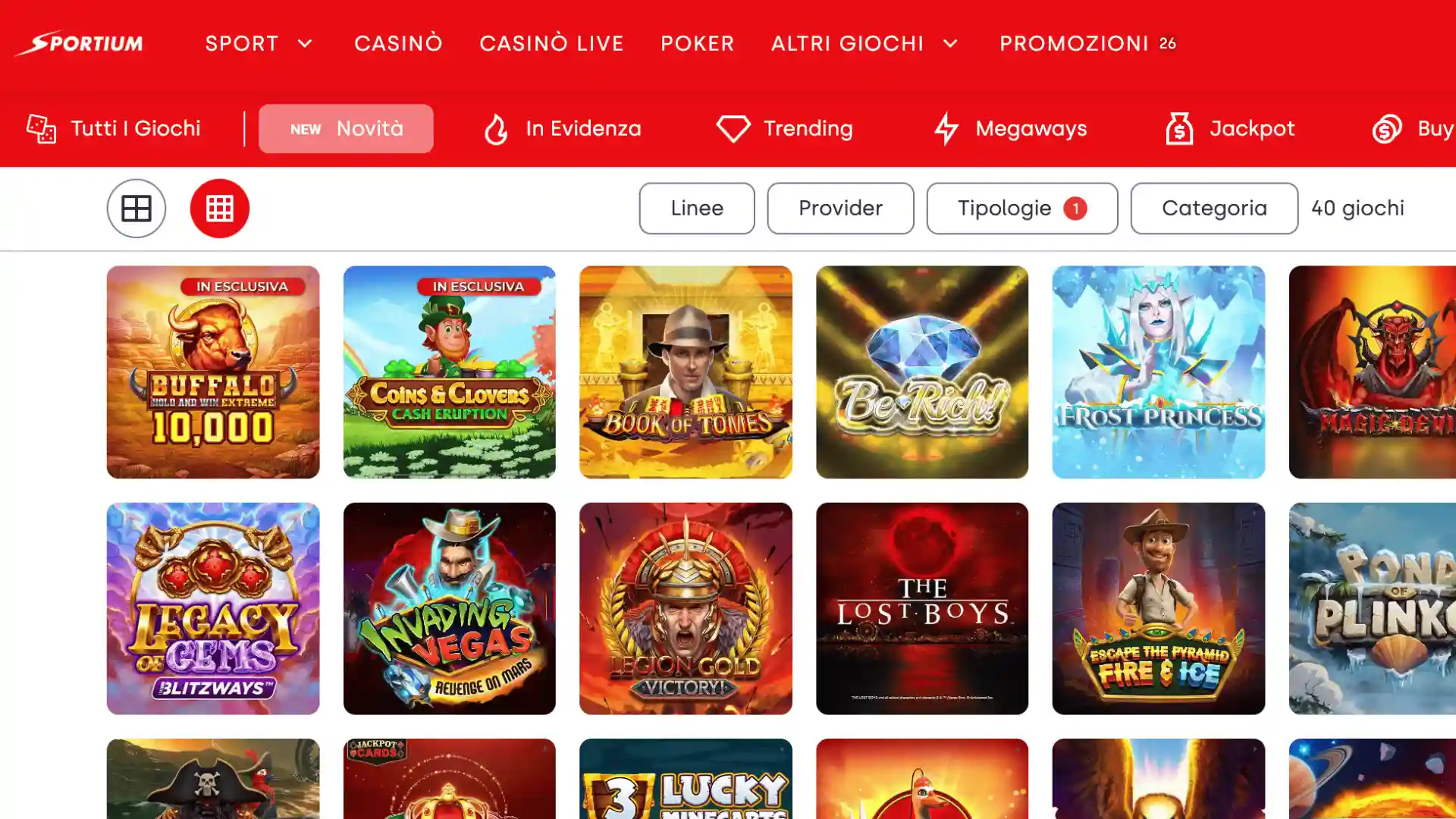 Sportium Casino Slot
