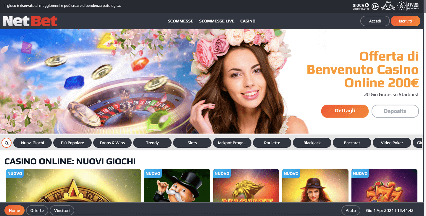 NetBet Casino Screenshot